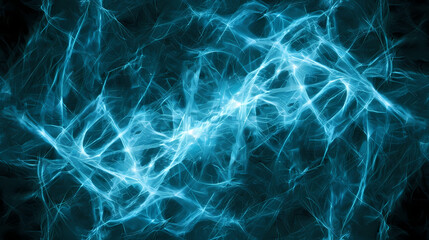Abstract Blue Neural Network Pattern Background
