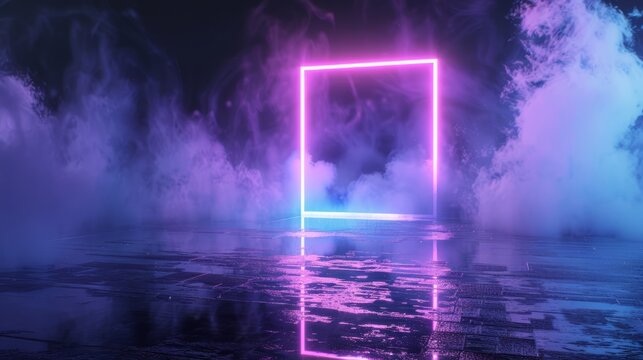 Future Technology Background Material: Commercial KV Advertising Background