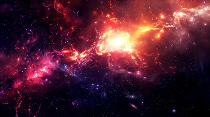 Naklejka premium background field stars in deep space and galaxies