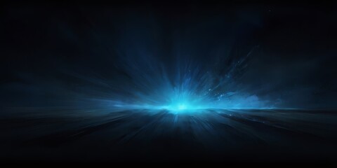 A mesmerizing black blue spot light illuminates