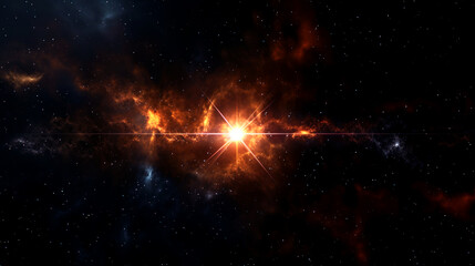 Fototapeta premium background field stars in deep space and galaxies