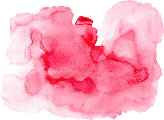 Pink watercolor stains.