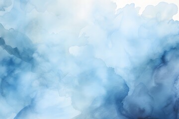 Fototapeta premium Abstract blue watercolor background