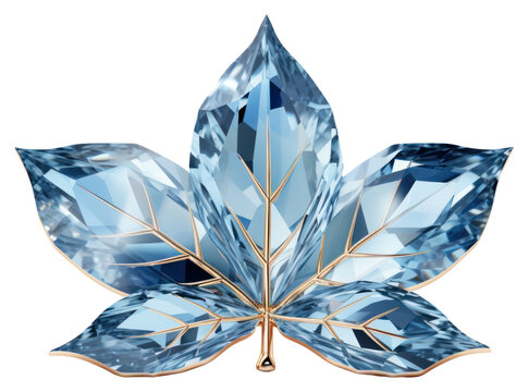 PNG Maple leaf gemstone jewelry shape. AI generated Image by rawpixel.