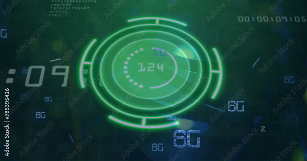 Poster image of scope and data processing over numbers