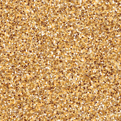 Bronze gold glitter seamless pattern. Bright background texture. - 785395484