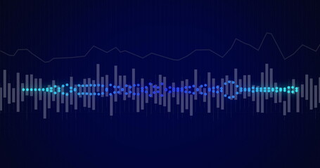 Image of moving columns on black background