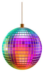 PNG  A cartoon disco ball sphere purple white background - obrazy, fototapety, plakaty