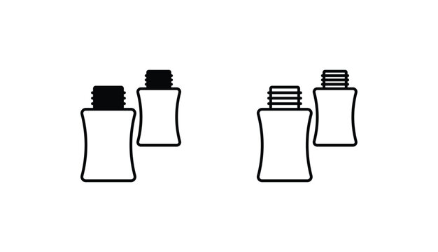 Mouthpiece icon design with white background stock illustration