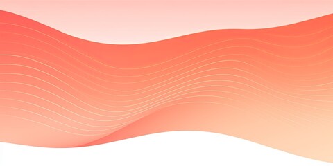 Peach vector background, thin lines, simple shapes, minimalistic style, lines in the shape of U with sharp corners, horizontal line pattern