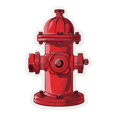 Fototapeta premium (Fire hydrant) Sticker design