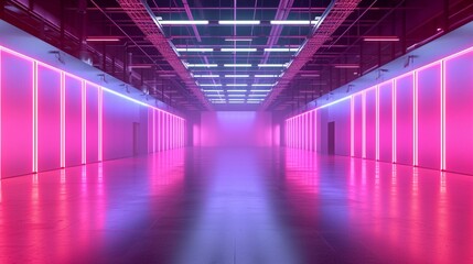 Grandeur Illuminated: A Captivating 3D Rendering of an Empty, Vast Terminal Bathed in Soft Light and Embellished with Beautiful Modern Design, Conjuring an Atmosphere of Magnificence and Serenity 