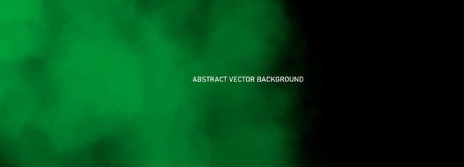 Green Fog Abstract Vector Background with Multicolor Fluid Blend Art with Paint Texture with Gradient.
