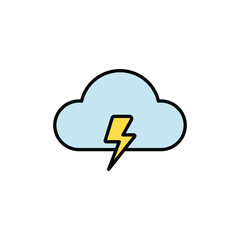 Electric icon design with white background stock illustration