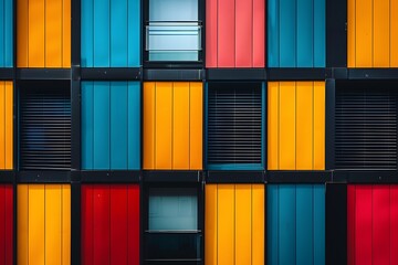colorful containers