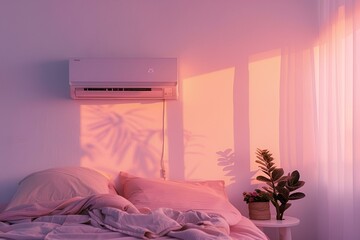 Klimatyzacja w sypialni - pokój dziecięcy - obrazy, fototapety, plakaty