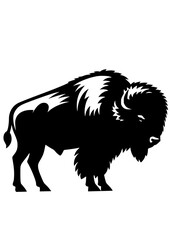 BISON SVG, Bison Cut Files For Cricut, Bison Clipart, Bison Silhouette Svg, Buffalo svg, American Buffalo svg