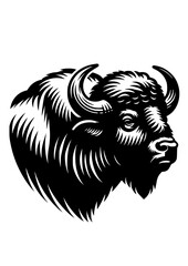 Bison Svg, Bison Clipart, Bison Silhouette SVG, Buffalo svg, American Buffalo svg, Bison Cut Files for Cricut