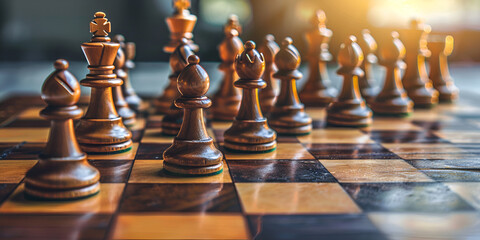Chess Strategy and Tactics - obrazy, fototapety, plakaty