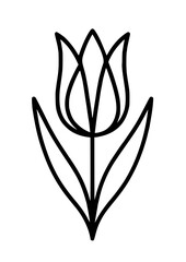 Tulip SVG, Tulip Clipart, Tulip Silhouette, Flower SVG, Bouquet of tulips SVG, Bouquet SVG, Tulip Cricut