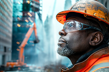 Portrait of construction worker