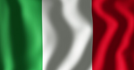 Naklejka premium Image of waving flag of italy