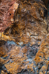 Rust stone wall stone texture image use for backgrounds or textures