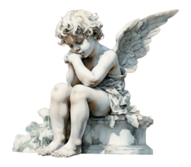 PNG Cherub statue sculpture angel
