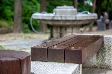 Obraz premium Landscape in the royal tomb of Joseon Dynasty