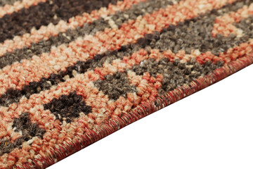 Textures and patterns in color from woven carpets - 785418854