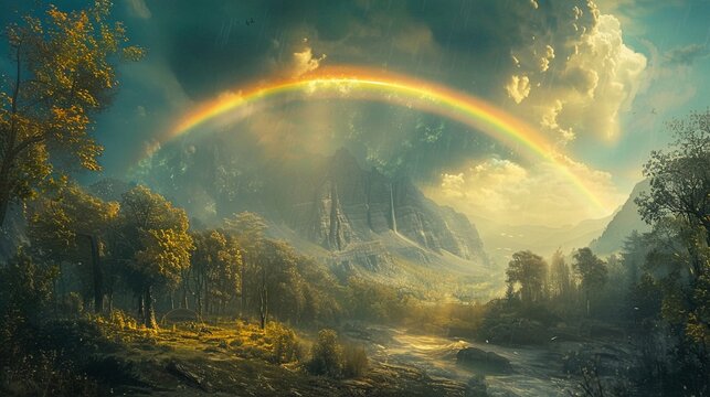 A legendary painters final masterpiece is a living rainbow, leading the towns people on a quest to find the painting, which has mysteriously come to life and escaped