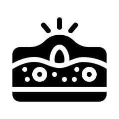 acne glyph icon