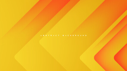 Orange abstract arrow shape background design vector.