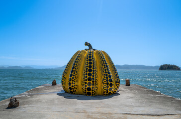 Kusama - Yellow Pumpkin on Naoshima