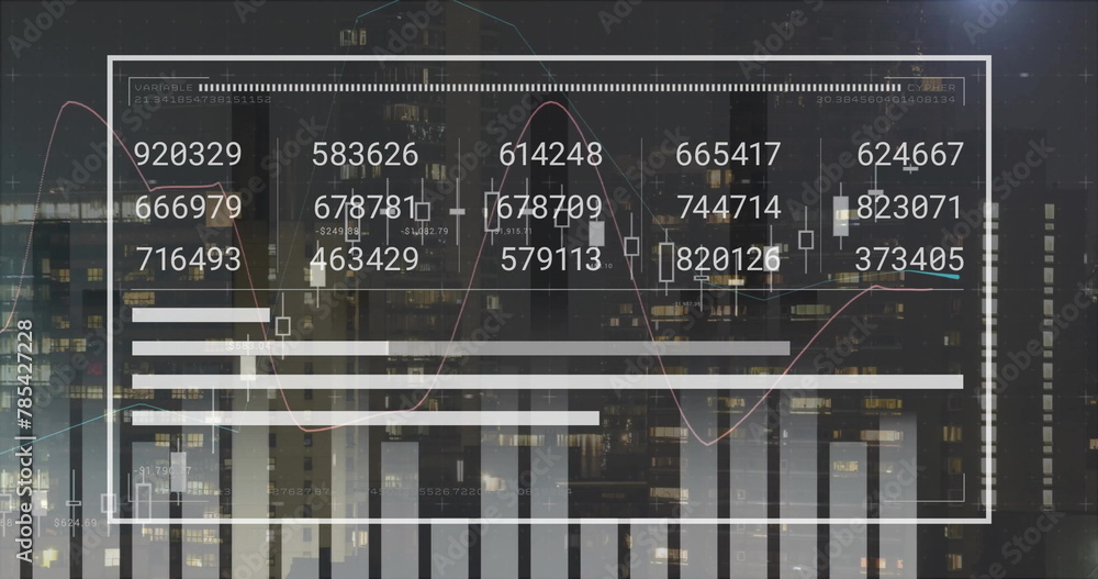 Poster image of padlock icon over screen with data processing