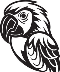 Sunny Escapes Tiki Parrot Vectorized Magic