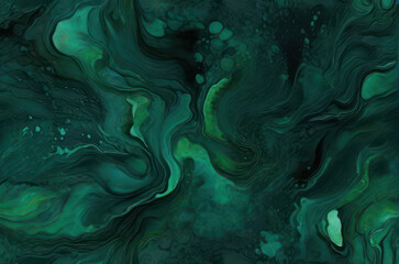 Fototapeta na wymiar Black emerald green abstract background