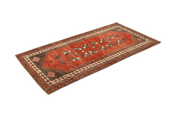 hand-woven, decorative wool Turkish carpet - 785431099