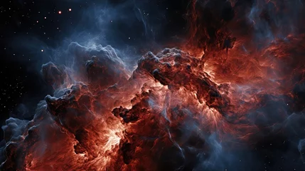 Foto op Aluminium nebula in space photo for digital UHD Wallpaper © Murtaza03ai