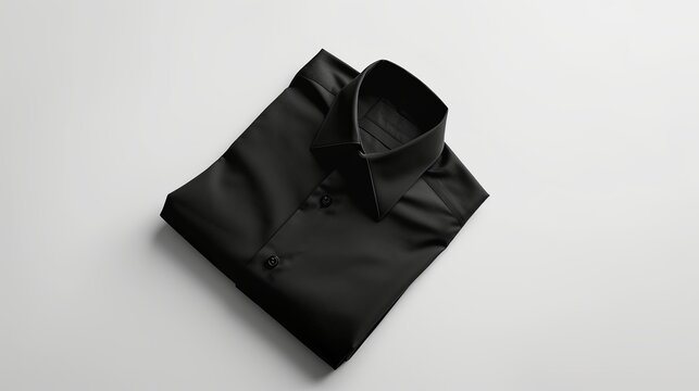 Black Shirt with Logo Mockup