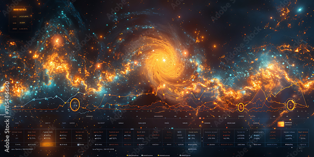 Poster comprehensive business performance trend analysis - advanced metrics chart