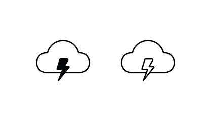 Electric icon design with white background stock illustration