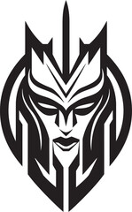 Vector Graphic Warriors Stern Visage