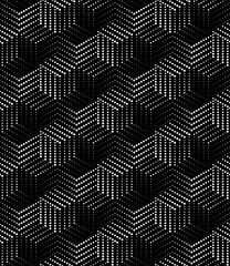 Vector seamless texture. Modern geometric background. Grid of dots.
