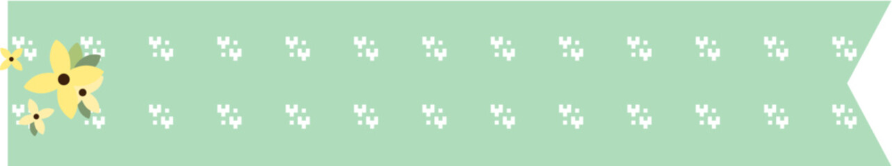 Obraz premium Collection of springy frames with forsythia