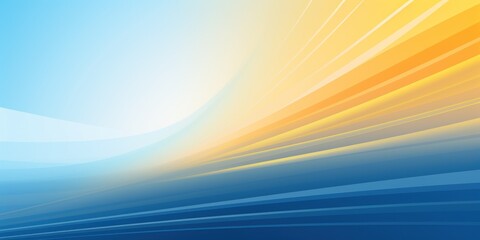 Fototapeta na wymiar Sun rays background with gradient color, blue and yellow, vector illustration. Summer concept design banner template for presentation