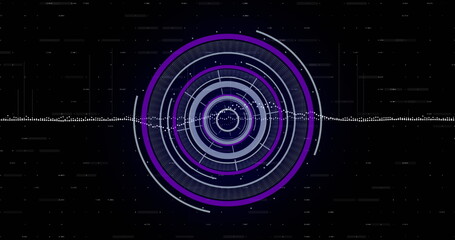 Image of data processing over scope scanning