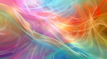 The Illustration of a Colorful Wave