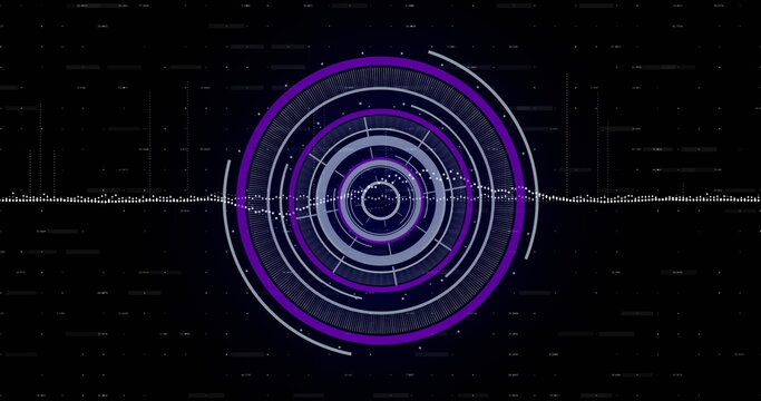 Image of data processing over scope scanning