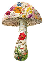 PNG  Flower Collage Mushroom mushroom flower blossom